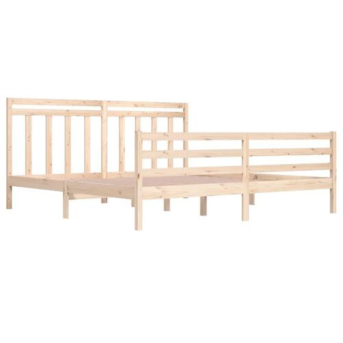 Sengeramme 200x200 cm massivt træ