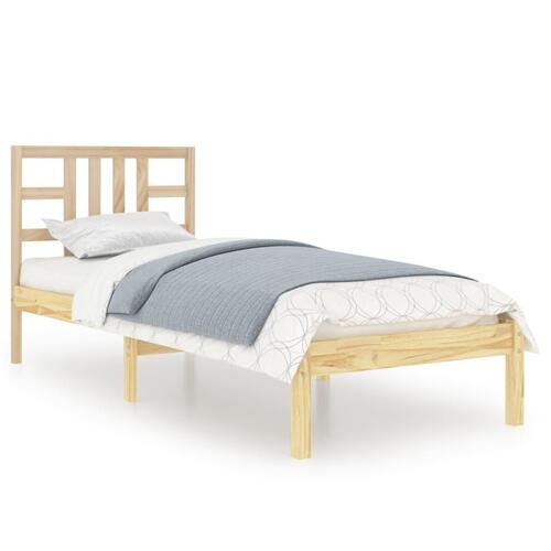 Sengeramme 75x190 cm massivt træ
