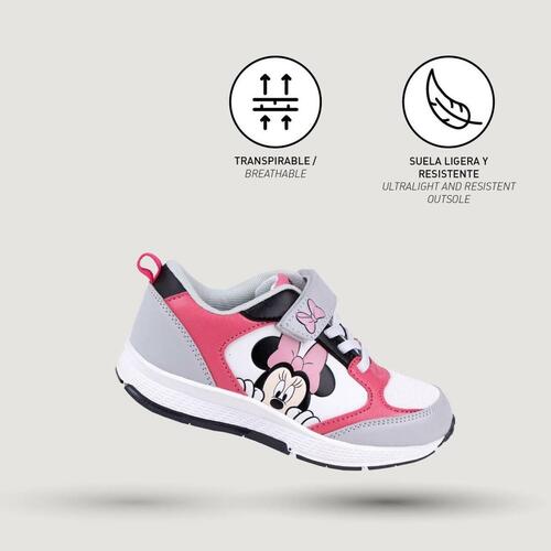Sportssko til børn Minnie Mouse Grå Pink 30