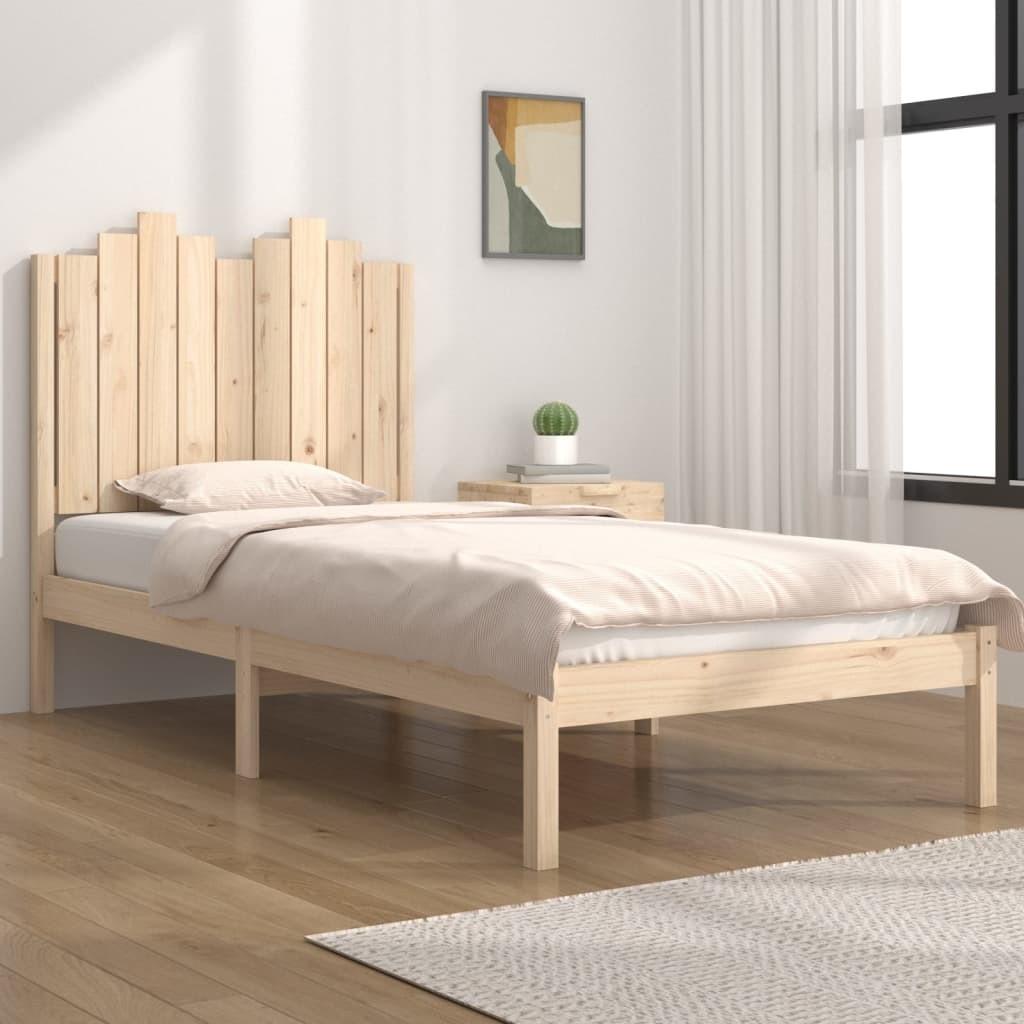 Sengeramme 75x190 cm massivt fyrretræ