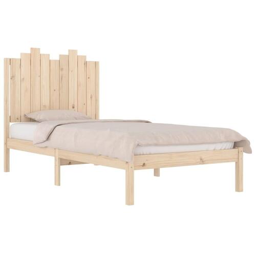 Sengeramme 75x190 cm massivt fyrretræ