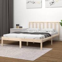 Sengeramme 160x200 cm massivt fyrretræ