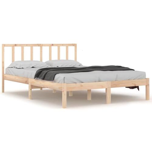 Sengeramme 120x190 cm massivt fyrretræ