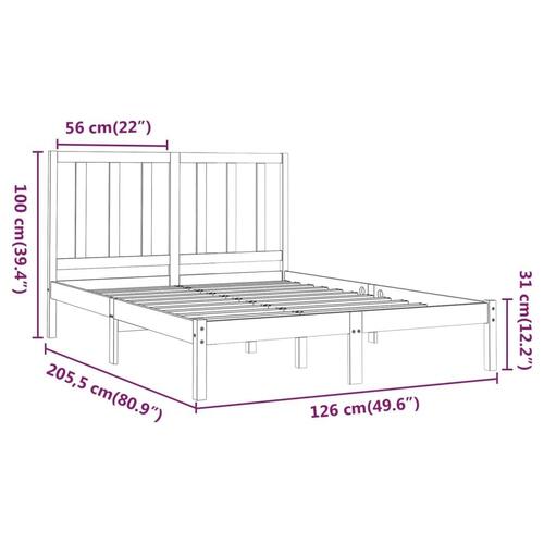 Sengeramme 120x200 cm massivt træ