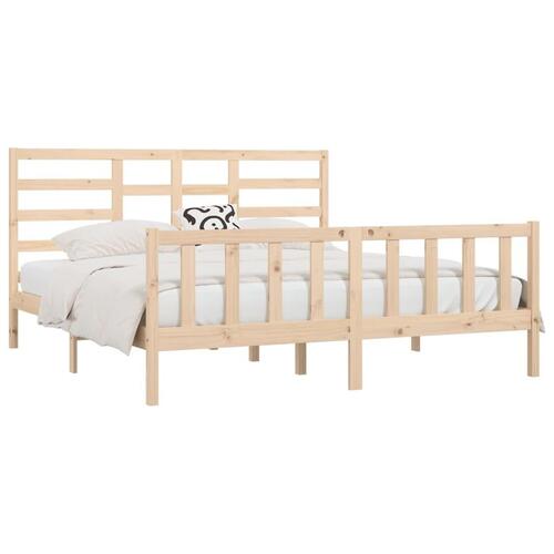 Sengeramme 180x200 cm massivt fyrretræ