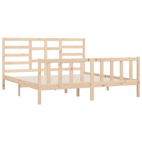 Sengeramme 180x200 cm massivt fyrretræ
