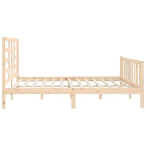 Sengeramme 180x200 cm massivt fyrretræ