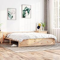 Sengeramme 180x200 cm massivt fyrretræ