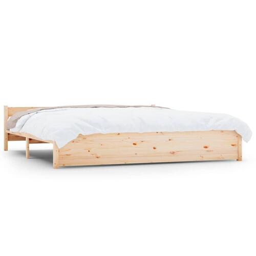 Sengeramme 180x200 cm massivt fyrretræ