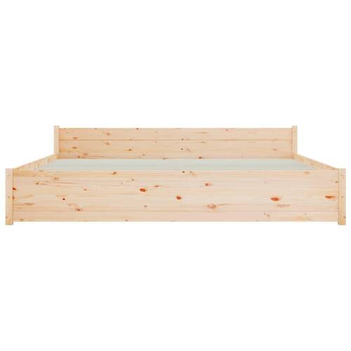 Sengeramme 180x200 cm massivt fyrretræ