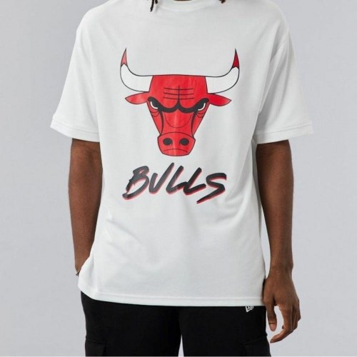 New Era NBA Script Mesh T-shirt - Hvid (XL)