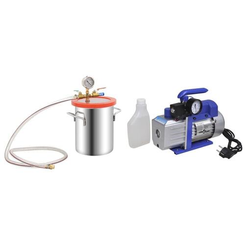 Vakuumkammer med enkelttrins pumpe 5,5 l