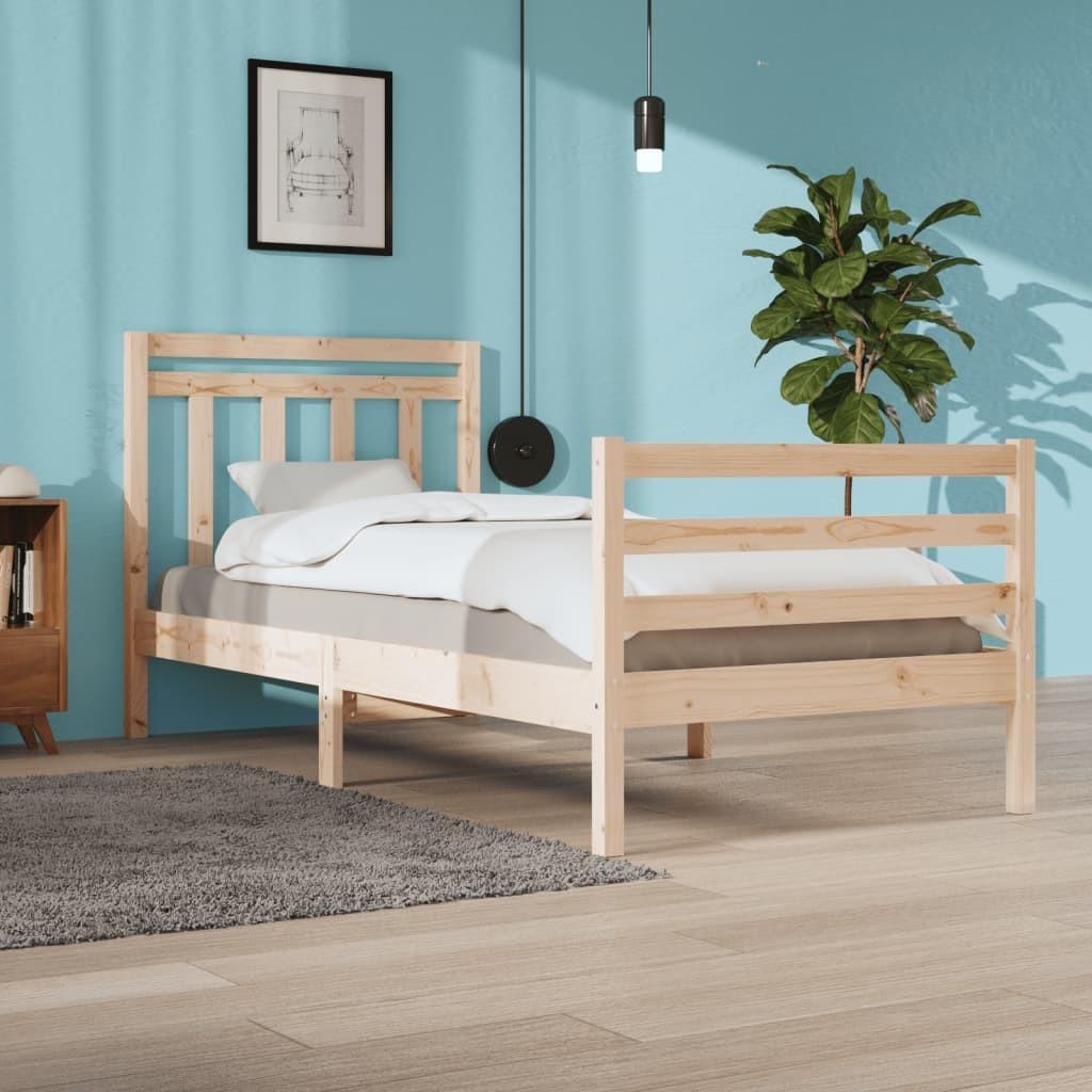 Sengeramme 90x200 cm massivt træ