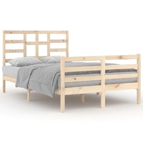Sengeramme uden madras 120x200 cm massivt træ