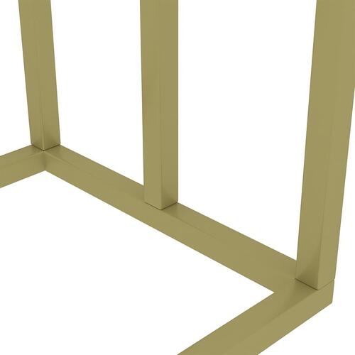 Fritstående håndklædeholder 48x24x79 cm jern guldfarvet