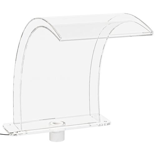 Poolfontæne m. RGB LED'er 50 cm akryl