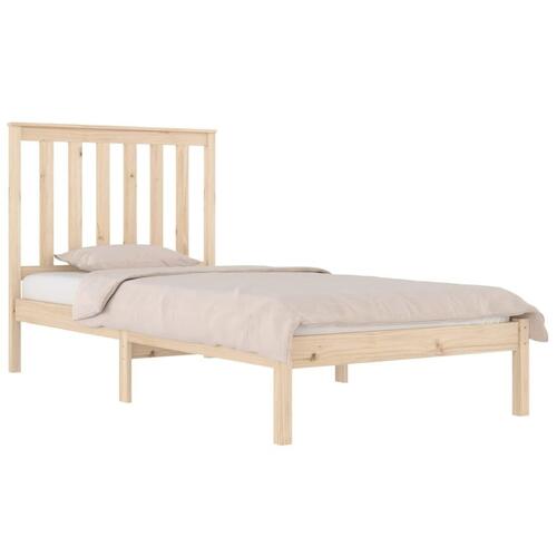Sengeramme 75x190 cm massivt fyrretræ