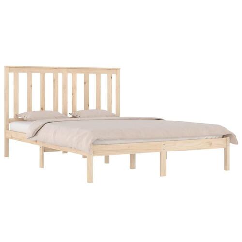Sengeramme 120x190 cm massivt fyrretræ