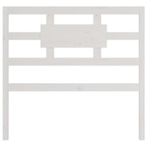 Sengeramme 100x200 cm massivt træ hvid
