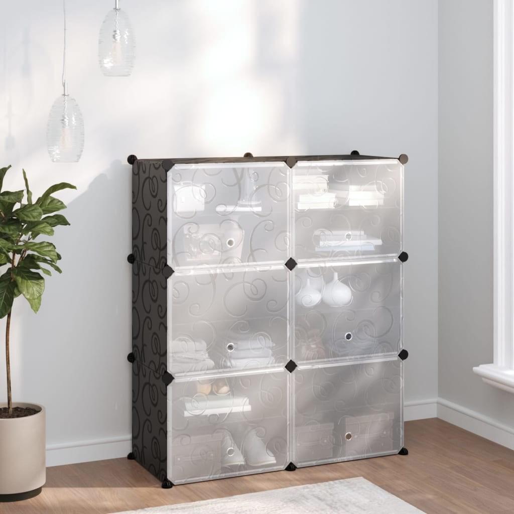 Skoreol 84,5x31x93,5 cm PP sort