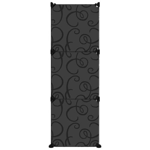Skoreol 84,5x31x93,5 cm PP sort