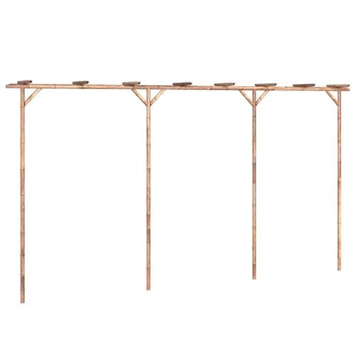 Pergola 385x40x205 cm bambus