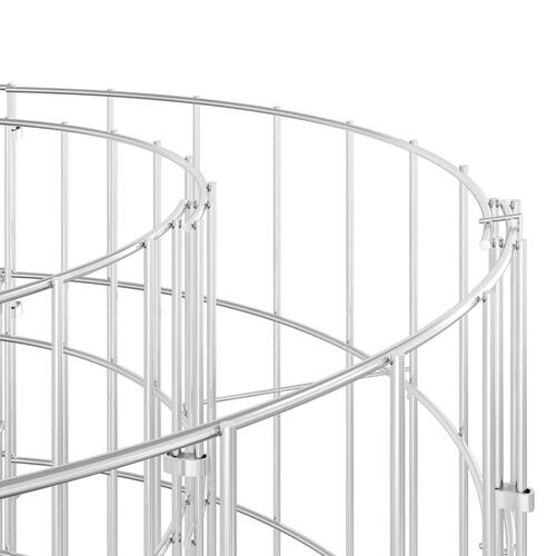 Gabion-højbed 190x50x50 cm galvaniseret jern