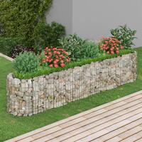 Gabion-højbed 260x50x50 cm galvaniseret jern