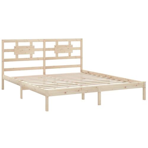 Sengeramme 200x200 cm massivt træ
