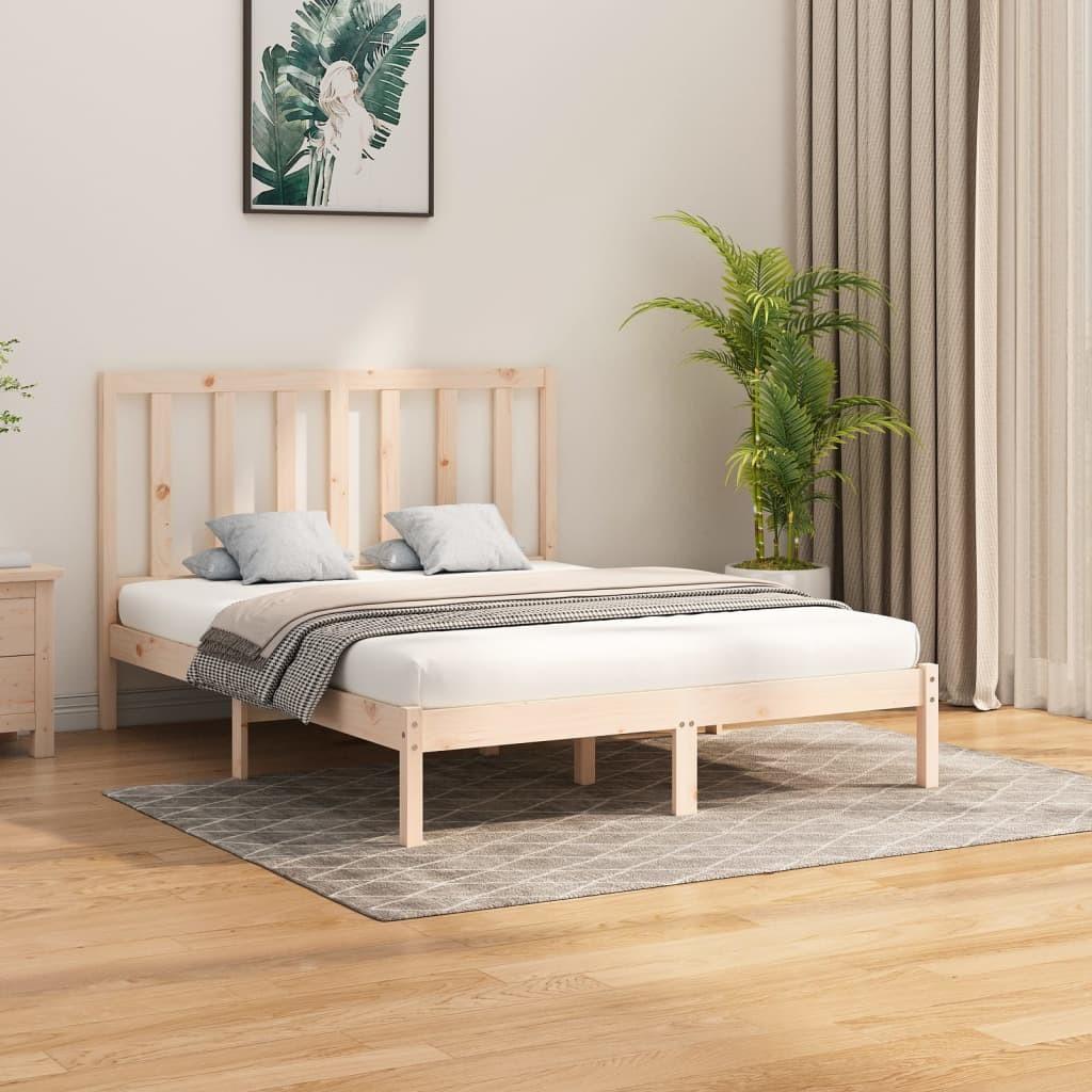 Sengeramme 140x200 cm massivt træ