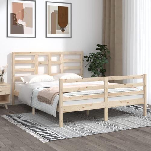 Sengeramme 150x200 cm massivt træ