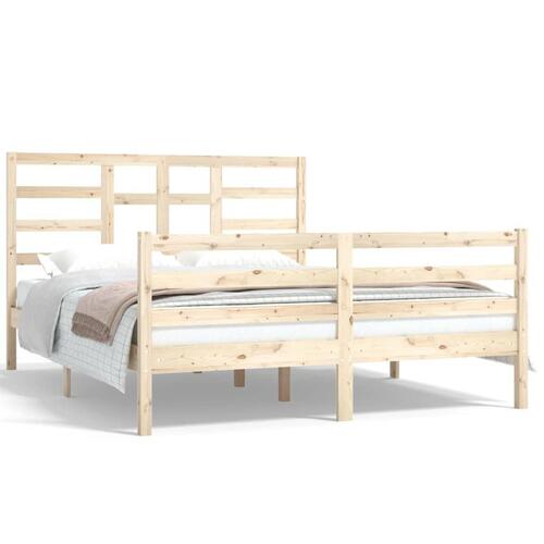 Sengeramme 150x200 cm massivt træ