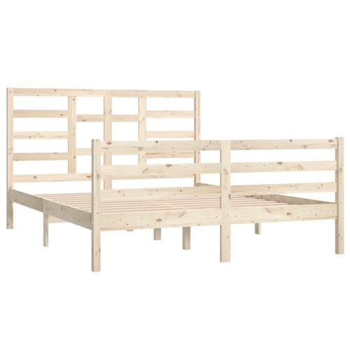 Sengeramme 150x200 cm massivt træ