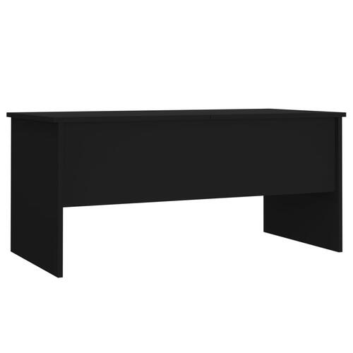 Sofabord 102x50,5x46,5 cm konstrueret træ sort