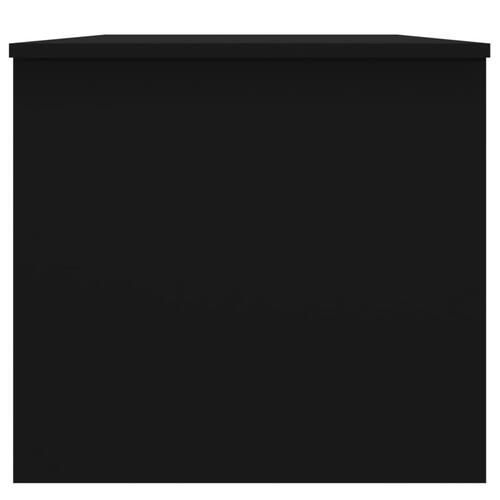 Sofabord 102x50,5x46,5 cm konstrueret træ sort