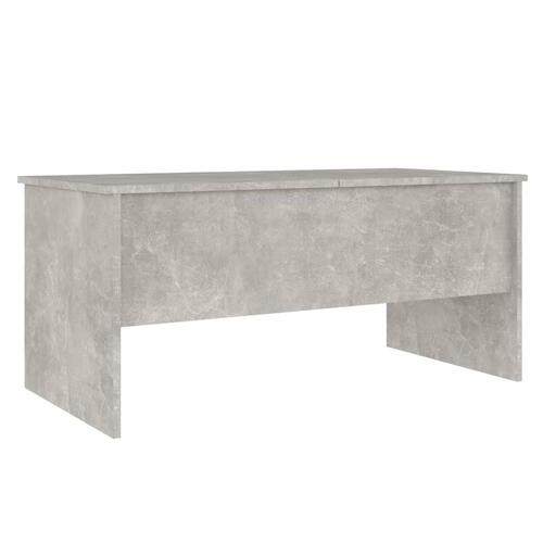 Sofabord 102x50,5x46,5 cm konstrueret træ betongrå