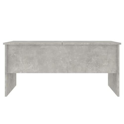 Sofabord 102x50,5x46,5 cm konstrueret træ betongrå