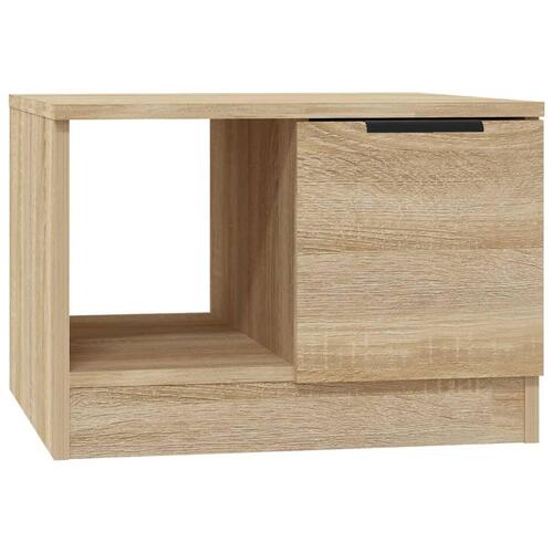 Sofabord 50x50x36 cm konstrueret træ sonoma-eg