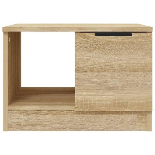 Sofabord 50x50x36 cm konstrueret træ sonoma-eg