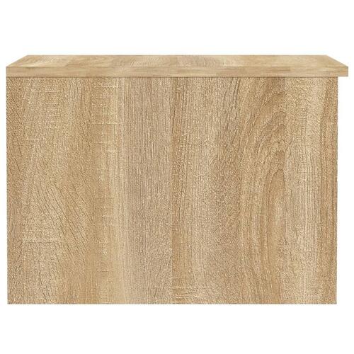 Sofabord 50x50x36 cm konstrueret træ sonoma-eg