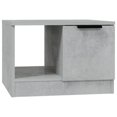 Sofabord 50x50x36 cm konstrueret træ betongrå