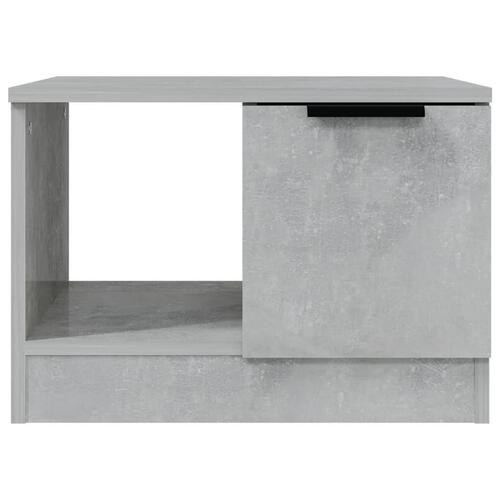 Sofabord 50x50x36 cm konstrueret træ betongrå