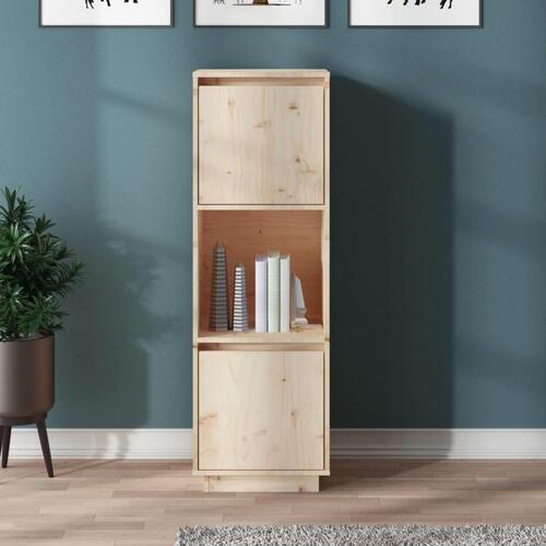 Højskab 38x35x117 cm massivt fyrretræ