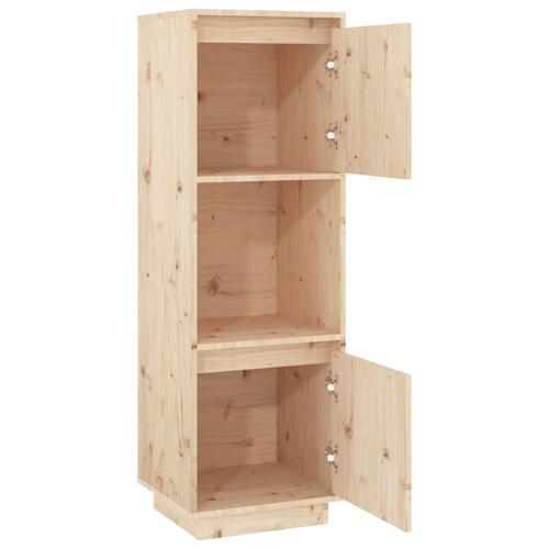 Højskab 38x35x117 cm massivt fyrretræ