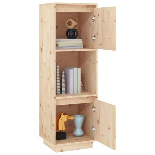 Højskab 38x35x117 cm massivt fyrretræ