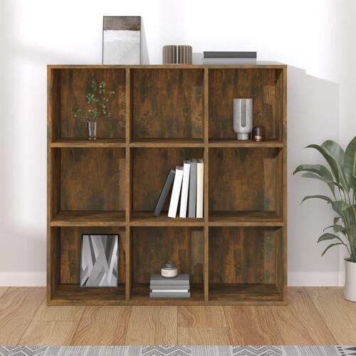 Bogreol 98x29x97,5 cm røget egetræsfarve