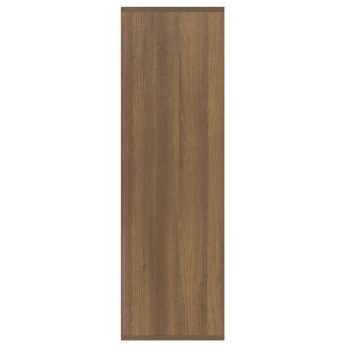 Bogreol 98x29x97,5 cm brun egetræsfarve