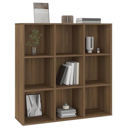 Bogreol 98x29x97,5 cm brun egetræsfarve