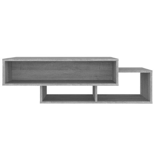 Sofabord 105x55x32 cm konstrueret træ grå sonoma-eg