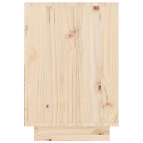 Sengebord 60x34x51 cm massivt fyrretræ